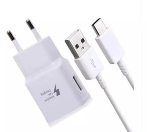 Cargador Adaptador Carga Rápida Con Cable Tipo C Usb